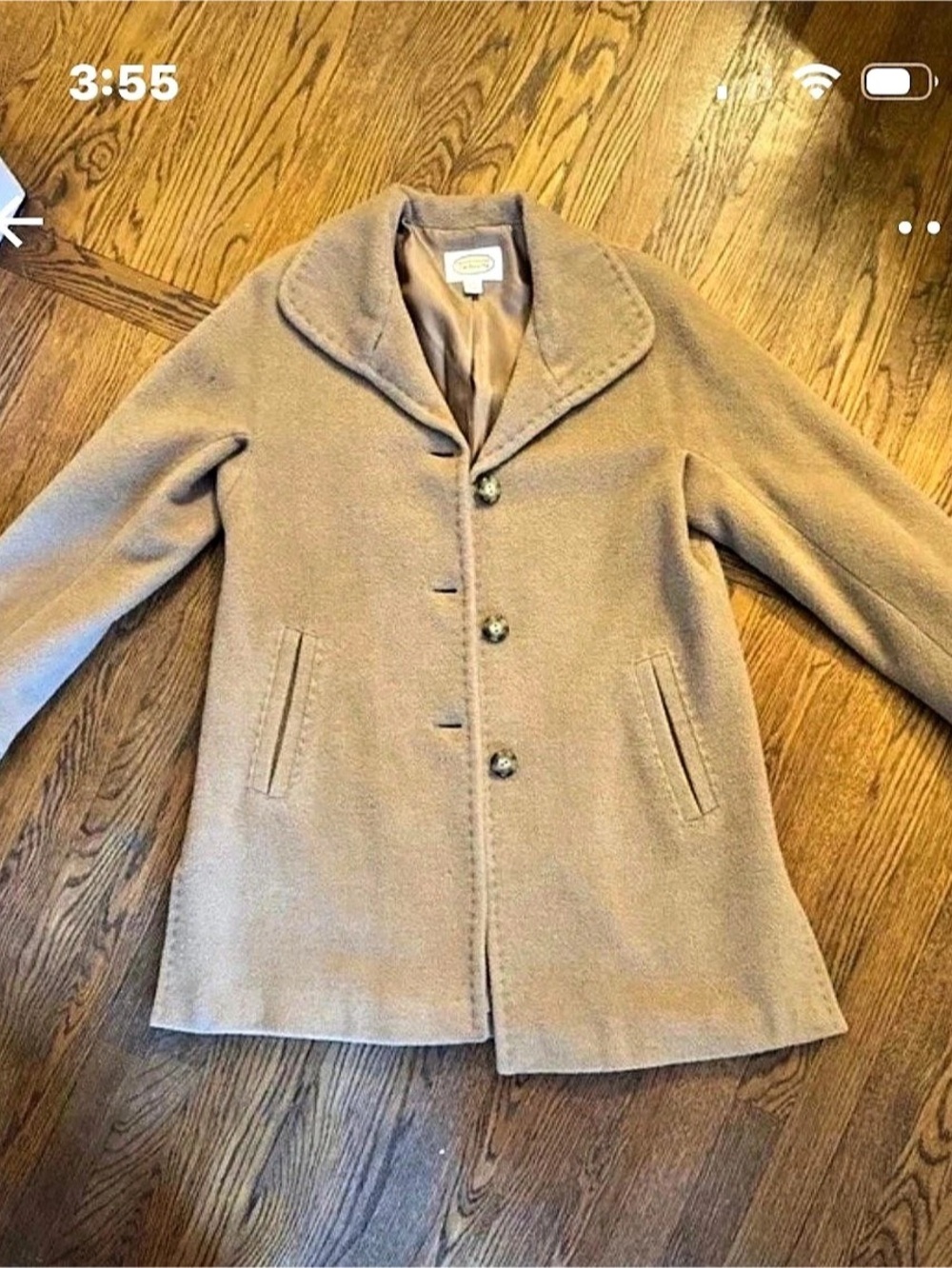 Talbots Women's Wool Blend Pea Coat Size 10